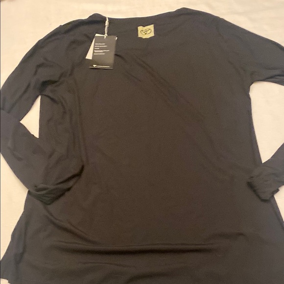 Women's Black Long Sleeve Tee - Picture 5 of 8